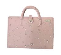 Generico PU Laptop Sleeve - Elegant Pink Carry Case, Soft Handle Laptop Bag, Water Resistant Notebook Protection Cover, Slim Portable Computer Storage Pouch For Work Travel Office Daily Transport Use