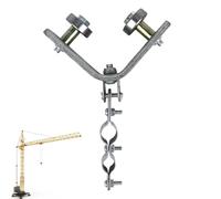 Generico Puleggia Angolo Ferro, Puleggia per Ruota a rulli in Ferro, Rullo della puleggia a Doppio Cuscinetto in Lega Resistente 40#/50# per la Palestra del Fai-da-Te della puleggia di Sollevamento