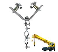 Generico Puleggia Rullo - Rullo Ruota angolare in Ferro,Doppio Cuscinetto Heavy Duty 40#/50# 360° Girevole per puleggia di Sollevamento del Domestico Fai da Te