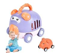 Generico Pull Back Cars - Simpatico Veicolo Didattico | Veicolo Giocattolo Interattivo | Per Ragazzi E Ragazze, Soggiorno, Camera Da, Attività Familiare, Regalo Per Feste, Asilo, Scuola Materna