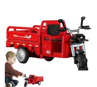 Generico Pull Back Toy Cars, Alloy Tricycle Toy Miniature Vehicle Model, Ideal for Classroom, Carnival Rewards, Daycare, Stockings, Party and School, 8.07 x 2.95 x 3.74inches