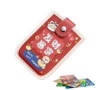 Generico Pull Out Card Holder, Blocking Card 2.95x0.2 Inches Women’s Stylish Multi Slot Holders, Portable Blocker Wallet, Small Credit Cash Holders for Women