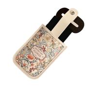 Generico Pull Out Card Holder, Blocking Credit Cards Case, 4.13x2.95x0.2 Inches Boho Style Multi-Slot Small Wallet for Women, Secure and Compact Card Organizer