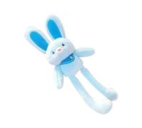 Generico Pull Up Rabbit Plush Keychain -11 Inch Stretchy Bunny Pendant | Soft Easter Bunny Plush With Expandable Design | Interactive Bunnys Plushs Animal | B́unny Pull Toy Hanging Ornament