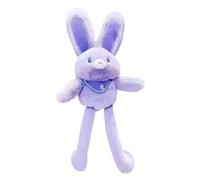 Genérico Pull Up Rabbit Plush Keychain -11 Inch Stretchy Bunny Pendant | Soft Easter Bunny Plush with Expandable Design | Interactive Bunnys Plushs Animal | B́Pull Toy Hanging Ornament