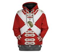 Generico Pullover Casual Invernale Unisex Felpa con Cappuccio Stampata in 3D per Uomo e Donna e Storia Invernale 1336