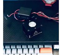 Generico Pulsante di Accensione for PC, Pulsante di Avvio for Computer Esterno, con Ricevitore, Raggio di Copertura: 1-1,5 Metri, Corpo in Lega di Alluminio, Batteria Integrata, for Ufficio(Black)