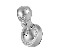 Generico Pulsante Pomello Cambio Auto - Gothic M | Universale Con Teschio In Metallo E Copertura Del Pulsante Di Per Camion E Camper, Per Motori Di Veicoli Pesanti, Decorazioni Gotic
