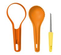 Generico Pumpkin Carving Tool | 3X Carving Tools For Pumpkins | Pumpkin Carver | Kitchen Gadgets | Nesting Sculpting Set For Fruit Vegetable Crafts, Party Supplies