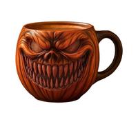Generico Pumpkin Cups,Halloween Evil Pumpkin Coffee Mug | Decorative Hot Cold Containers Home Decorations For Party Desk Table Holiday Shelf Dining Room Festival