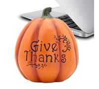 Generico Pumpkin Decor - Resin Large 15x14x14.5cm or Small 14x12.5x14.5cm
