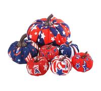 Generico Pumpkin Decorations 7 Pieces Realistic Fabric Fall Vegetable