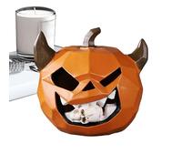 Generico Pumpkin di Halloween - 10 cm/3.9in - Pumpkin | Ornamenti tavolo Resina Halloween Scultura Art Decorazione