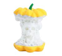 Generico Pumpkin Lights, Skeleton Lamp for Halloween Decoration, Interactive Holiday Ornament with LED Lighting, for Porch Yard Indoor Garden Outdoor Home Desk Party Display 9.6x7cm