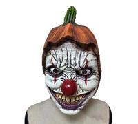 Generico Pumpkin Masque, Halloween Scary Pumpkins Head, 15.35x12.99 Inches Masque Decorations, Realistic Horror, Masquerade Costume Prop for Adults, Party, Cosplay and Haunted House Use