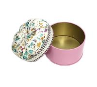 Generico Pumpkin Sewing Pin Cushion - Classic Needle Pillow Holder | Soft Fabric Pincushion for Embroidery Quilting, Handy Pin Storage Pad with Organizer Box, Essential Tailoring Accessory