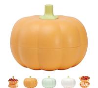 Generico Pumpkin Tray Holder, Pumpkin Snack Bowl, Halloween Divided Detachable Tray, Double Layer Candy Stand, for Candy Snacks, for Fruits, Nuts, Candies (Orange)
