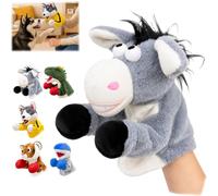 Generico Punching Puppet Boxing Puppet Hand Boxing Toy，D | Interactive Animal Plush for Daily Playtime and Family Games, Soft punching puppet Finger Movement Tool