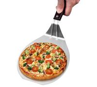 Generico Punta per pizza in metallo - peella per pizza leggera, paddle per pizzas in acciaio inossidabile | per forno per piza per pane da forno, pasticceria, focaccia, strumenti da cucina profession