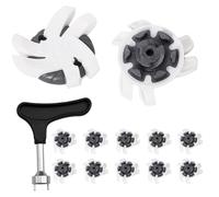 Generico Punte da golf, punte per scarpe da golf | Calzature antiscivolo con tacchette da - Vite per chiave per tacchetti da portatile con punte da a torsione rapida per campo da all'aperto
