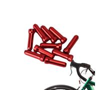 Genérico Punte freno Bikee: coperture terminali dei cavi, guaina di crimpatura in lega di alluminio | Nuovo pezzo unico di del cambio di precisione per la riparazione di aggiornamento