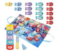 Generico Punteggio di Smistamento del Colore - Blocco di Apprendimento in Tessuto Morbido, Numero di Classificazione dei Numeri E Colori | Fabric Numero di Colore Set di Apprendimento per I Bambini