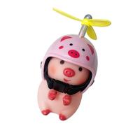 Generico Punteggio per Manubrio motociclistico - Adorabile Animale con caschi Ornamenti Cartone Animato Decorazioni Scooter per Bambini e Adulti | Figure Adorabili Decorazioni per l', caschi, Animali