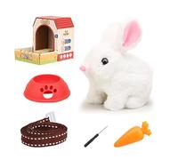 Genérico Puppy Camminare, Cane per Camminare,Pet di peluche realistico | Electronic Interactive Walking Barkking Tail Guardando Animali Animali con Corda per bambini, bambino