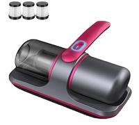 Generico Pure Sleepy Pro Bed Vacuum, 12000pa Puresleepy Pro Bed, Mattress Cleaner Machine with Washable Filter, 8000 Vibrations Per Minute, Deep Clean, for Home, Bedroom (Red)