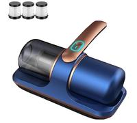 Generico Pure Sleepy Pro Bed Vacuum, 12000pa Puresleepy Pro Bed, Mattress Cleaner Machine with Washable Filter, 8000 Vibrations Per Minute, Deep Clean, for Home, Bedroom (Blue)