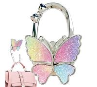 Generico Purse Hook for Table - Butterfly Foldable Hanger, Non Slip Rack