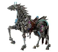 Generico Puzzle 3D in Metallo di Cavallo Oltre 1500 Pezzi da assemblare Fai-da-Te