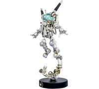 Generico Puzzle 3D in Metallo, Kit di Modelli di Coniglio aerospaziale Meccanico 3D Fai da Te con luci LED e Supporto, Puzzle 3D da scrivania (500PCS+)