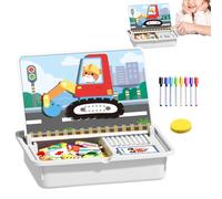 Genérico Puzzle educativo con volti magnetici, a doppia faccia