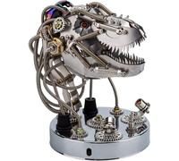 Generico Puzzle Metallico 3D, Kit di Modelli Meccanici mobili di Teste di Dinosauro, Regalo Creativo Decorativo per Adulti (330 Pezzi+)