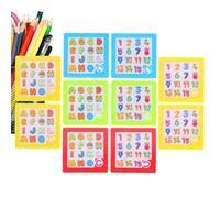 Generico Puzzle Scorrevoli Per Bambini - Giochi di puzzle scorrevoli da 10 pezzi - Giocattoli Educativi Rompicapi | Per Adulti e Bambini Gioco Casa Viaggio Party Favors Campeggio Scuola Compleanno