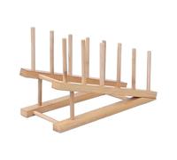 Generico Puzzle Storage Rack - Wood 30x13cm | Jigsaw Puzzle Stand And Display Organizer | Multifunctional Shelf For Kids Pûzzle Craft Kitchen Dish Drying Storage Use Family Or Colleagues.