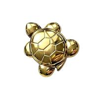 Generico Pyrite Tortoise For Home - Carved Stone Mini Figurine | Wealth Good Luck Turtle Inspired Decor | Crystal Animal Sculpture For Office Desk Shelf Display Graduation Gift Collection Accessories
