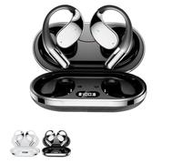 Generico Q39 Ai Translation Clip-On Bluetooth Earphones,AI Translation Earbuds Real Time 144 Languages, with Built-in Music and Call Features and Ai Translations (Black)