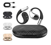Generico Q39 Ai Translation Clip-On Bluetooth Earphones, Ai Translation Earbuds Real Time, Open Ear Wireless Earphones Bluetooth Headphones, for Travel Business (1 Pcs*Black)