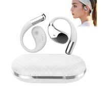 Generico Q39 Ai Translation Clip-On Bluetooth Earphones, Q39 AI Earbuds Translate, for 140+ Languages Life Fit iOS and Android, for Travel Business Learning (White)