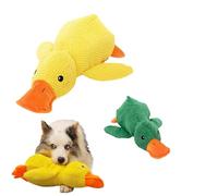 Generico Quackotto Cani, 2025 Quackotto per Cani, 32cm Peluche Papera Cane Indistruttibile, Paperotto Calmante, Giocattoli Paperella Antistress, Giocattolo Morbido Interattivo