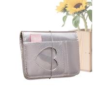 Generico Quaderno a Fogli Sciolti - 100 Fogli Diario A Mobili | 13.1x10.5 Cm Copertina Design Cuore Finta Pelle Quaderni Rilegati | Per Appunti Donne Studenti Viaggiatori Università Lavoro Riunioni