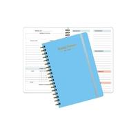 Generico Quaderno A Spirale Agenda settimanale efficiente A5 con cinghie for quaderno(Style 6)