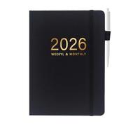 Generico Quaderno Diario,Agenda 2026 Per Scrittura Con 300 Pagine - Taccuino Rigido A5 Con Calendario Per Uso Quotidiano Studio Lavoro Business Casa Laurea Riunione Viaggio Scuola E Università