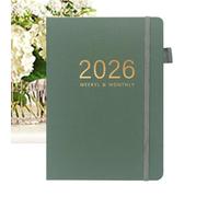 Generico Quaderno Diario,Agenda 2026 Per Scrittura Con 300 Pagine - Taccuino Rigido A5 Con Calendario Per Uso Quotidiano Studio Lavoro Business Casa Laurea Riunione Viaggio Scuola E Università