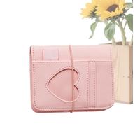 Generico Quaderno Estetico | 100 Fogli Taccuino A Fogli Sciolti | 13.1x10.5 cm Copertina Con Design A Cuore Finto Taccuino,Per Appunti Donne Studenti Viaggiatori Università Lavoro Riunioni