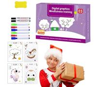 Genérico Quaderno per bambini - Libro di scrittura riutilizzabile | Pratica di controllo della penna per bambini piccoli | Taccuino educativo prescolare