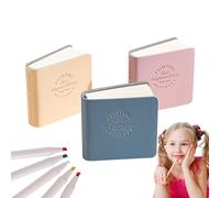 Generico Quaderno per schizzi tascabile - Quaderni piccoli quadrati portatili formato tascabile, mini quaderno per schizzi da viaggio con | Artisti Studenti Scrittori Pianificatori Business Paint