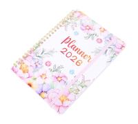 Generico Quaderno Planner: Blocco Note Giornaliero Spiral 2026 per la Gestione del Tempo - Formato A5 Portatile con 128 Pagine per Ufficio e Materiale Scolastico